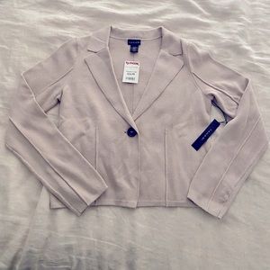 NWT Tahari Beige Cropped Cardigan Sweater